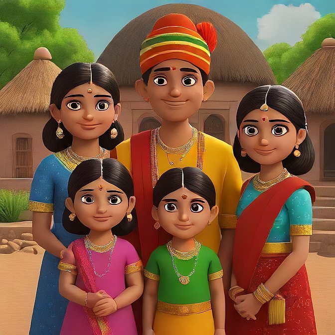 3D cartoon character art